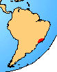 distribution of living members of the family Brachycephalidae